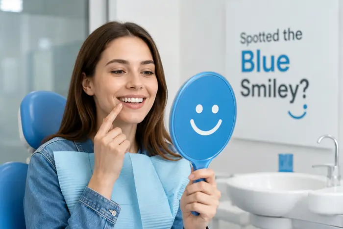 Spotted the Blue Smiley?